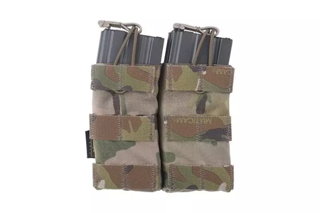 Podwójna ładownica Emerson Open Top na magazynki M4/M16 - Multicam