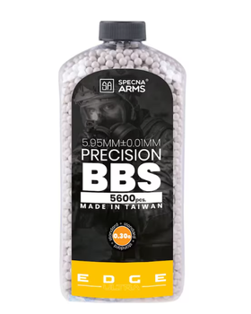 Kulki precyzyjne 0,30g Specna Arms EDGE ULTRA™ - 5600 szt - białe - butelka