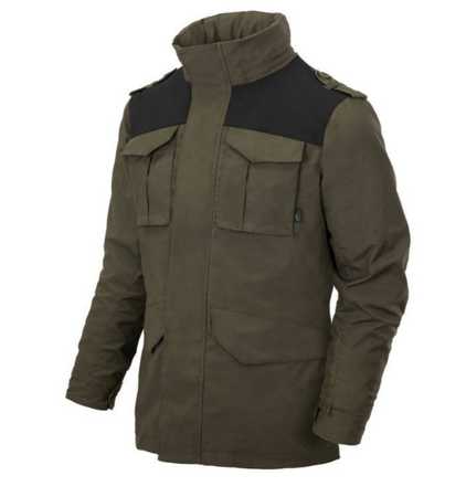 Helikon - Kurtka Covert M65 - Taiga Green / Czarna - KU-C65-DC-0901A XS