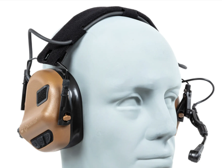 Aktywne ochronniki słuchu Earmor M32 Plus Coyote Brown