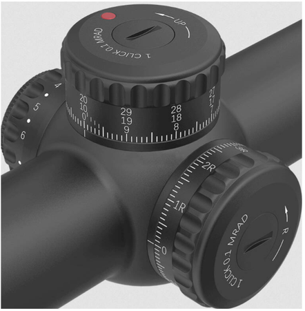 Vector Optics - Luneta Continental x10 ED CTR - 1-10x28 - 34 mm - Czarny - SCFF-47