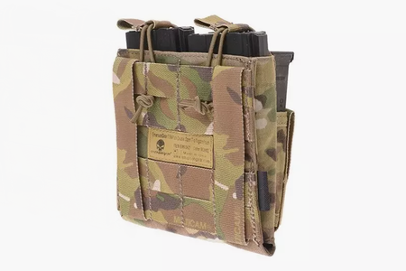 Podwójna ładownica Emerson Open Top na magazynki M4/M16 + pistoletowe Multicam
