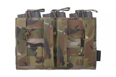 Potrójna ładownica Emerson Open Top na magazynki M4/M16 + pistoletowe - Multicam