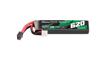 Gens Ace AEP battery Li-Pol 7.4V 620mAh 25C Mini T-Dean