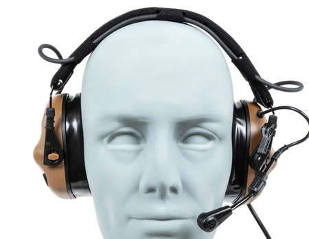 Aktywne ochronniki słuchu Earmor M32 Plus Coyote Brown