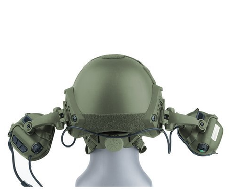 Earmor - Zestaw słuchawkowy do hełmów M32X Mark 3 - Foliage Green - M32X-FG-MARK3