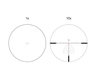 Vector Optics - Luneta Continental x10 ED CTR - 1-10x28 - 34 mm - Czarny - SCFF-47