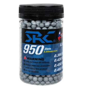 Kulki SRC 0.42g butelka 950 sztuk Szare