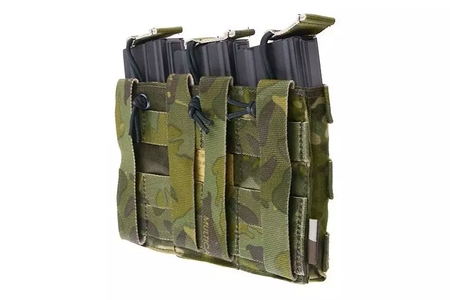 Potrójna ładownica Emerson Open Top na magazynki M4/M16 Multicam Tropic