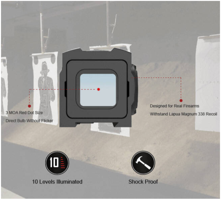 Vector Optics - Kolimator zamknięty Frenzy Plus 1x18x20 - SCRD-63
